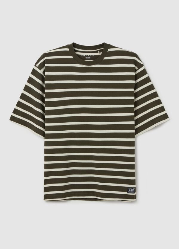 Ovs T-shirt in cotone a righe