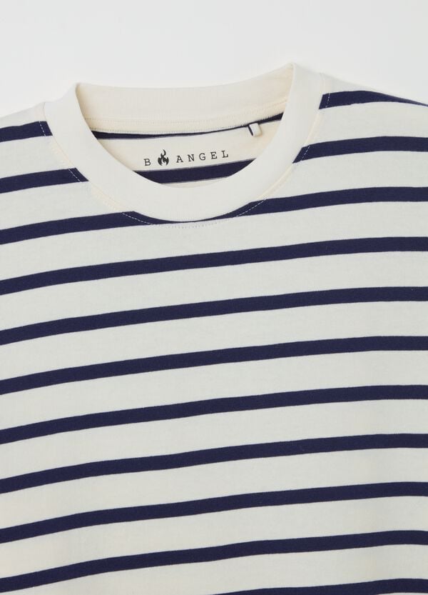 Ovs T-shirt In Cotone A Righe