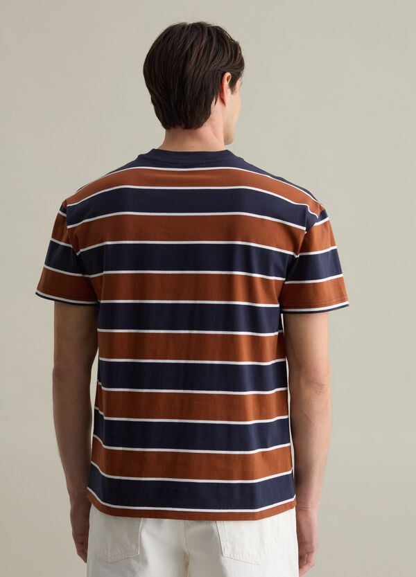 Ovs T-shirt In Cotone A Righe Orizzontali