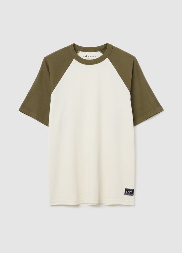 Ovs T-shirt in cotone bicolore