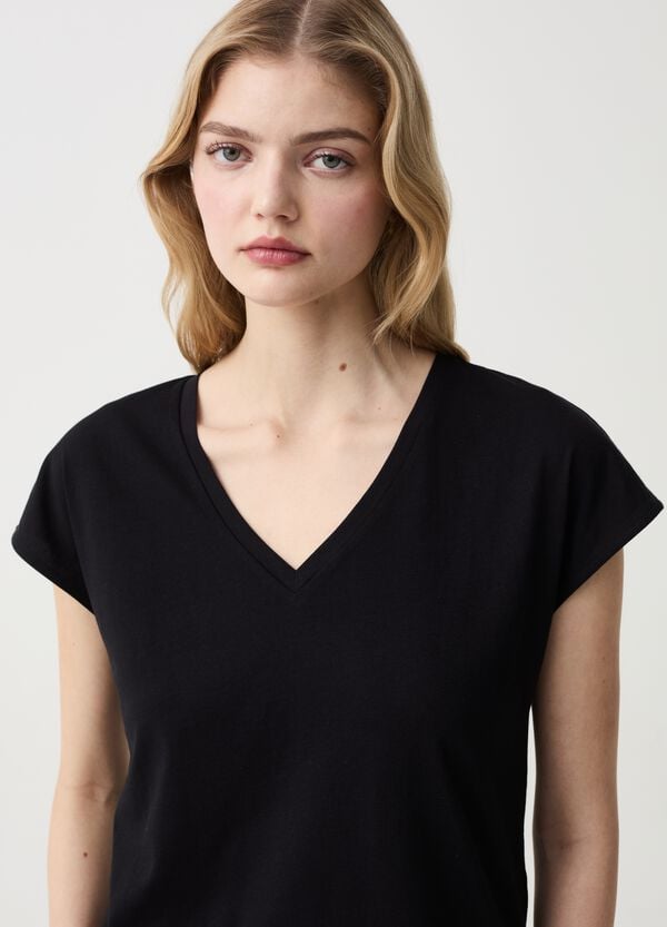 Ovs T-shirt In Cotone Bio Con Maniche A Kimono