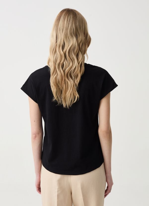 Ovs T-shirt In Cotone Bio Con Maniche A Kimono