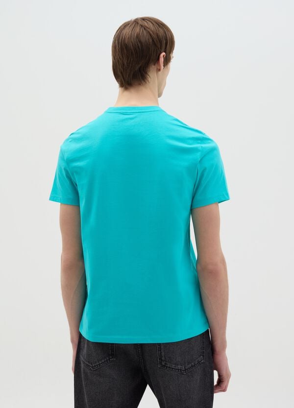Ovs T-shirt In Cotone Bio Con Scollo A V
