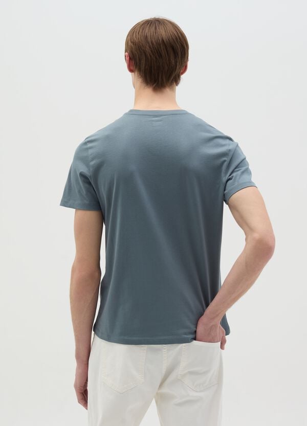 Ovs T-shirt In Cotone Bio Con Scollo A V