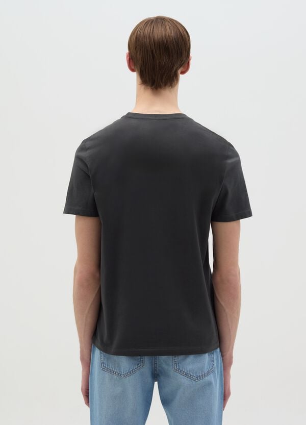 Ovs T-shirt In Cotone Bio Con Scollo A V