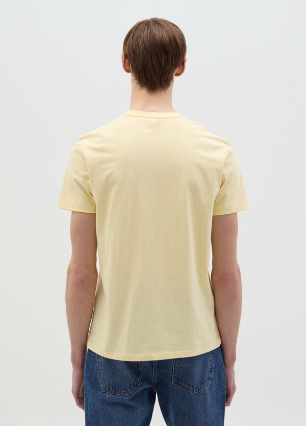 Ovs T-shirt In Cotone Bio Con Scollo A V