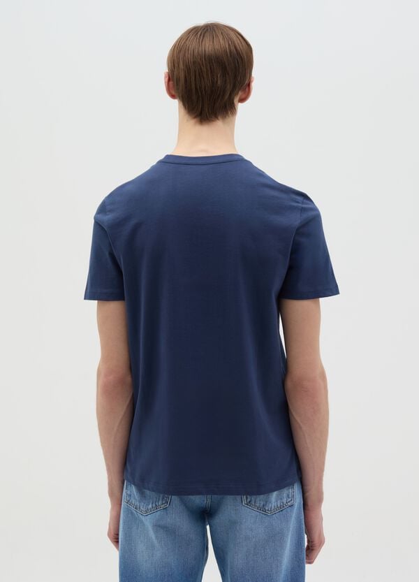Ovs T-shirt In Cotone Bio Con Scollo A V