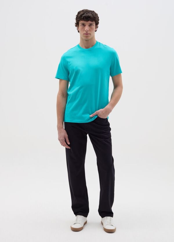 Ovs T-shirt In Cotone Bio Con Scollo Rotondo