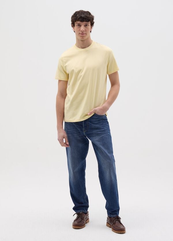 Ovs T-shirt In Cotone Bio Con Scollo Rotondo