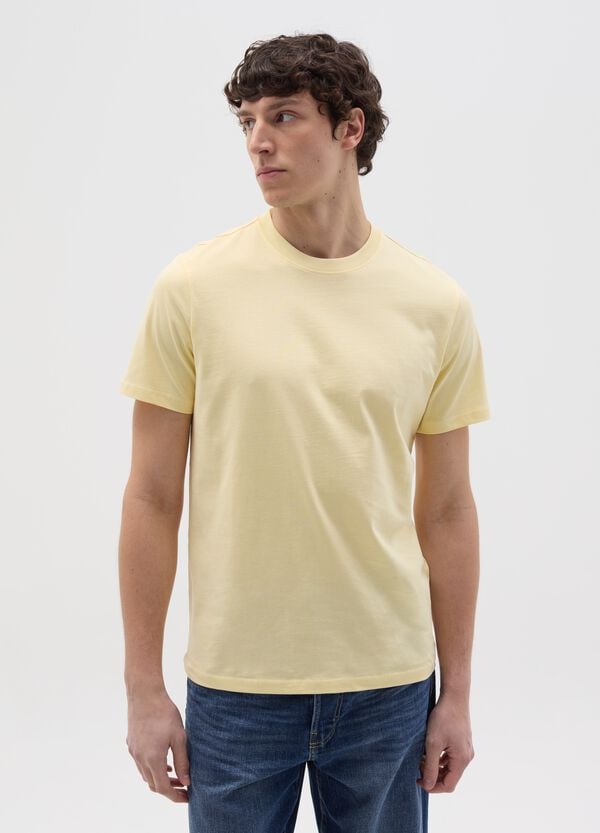 Ovs T-shirt in cotone bio con scollo rotondo