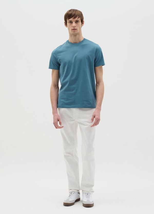 Ovs T-shirt In Cotone Bio Con Scollo Rotondo