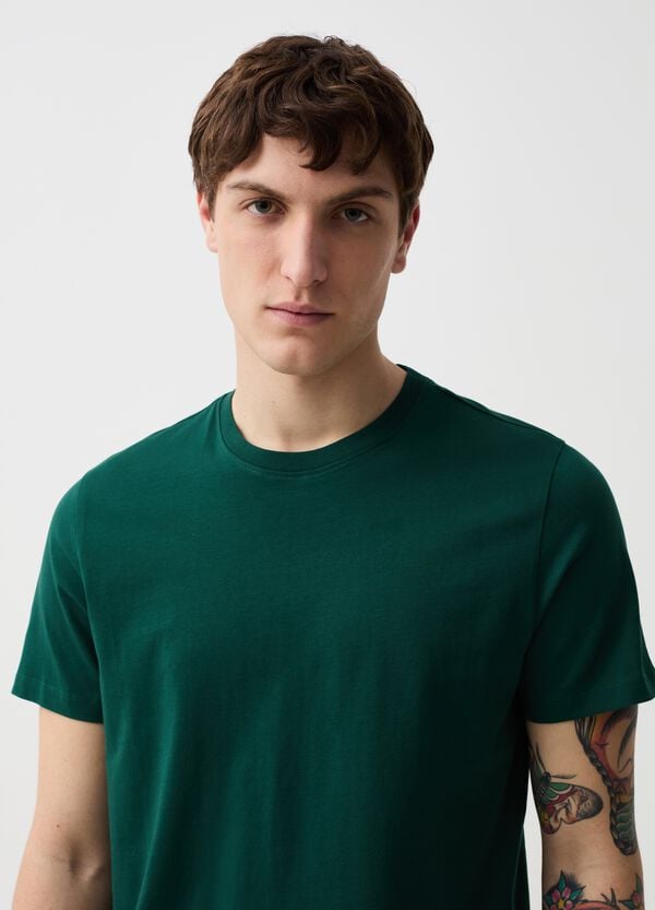 Ovs T-shirt In Cotone Bio Con Scollo Rotondo