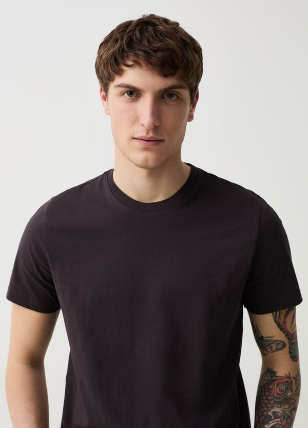 Ovs T-shirt In Cotone Bio Con Scollo Rotondo