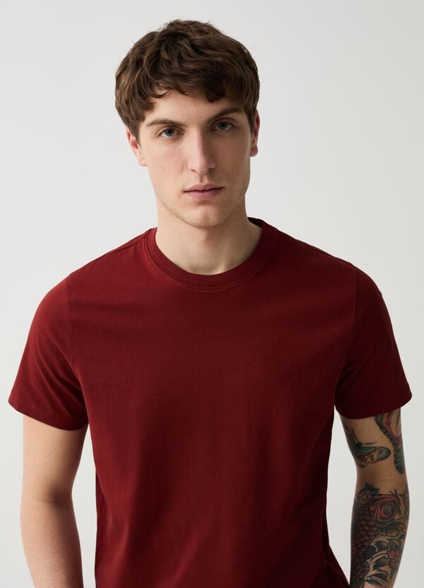 Ovs T-shirt In Cotone Bio Con Scollo Rotondo