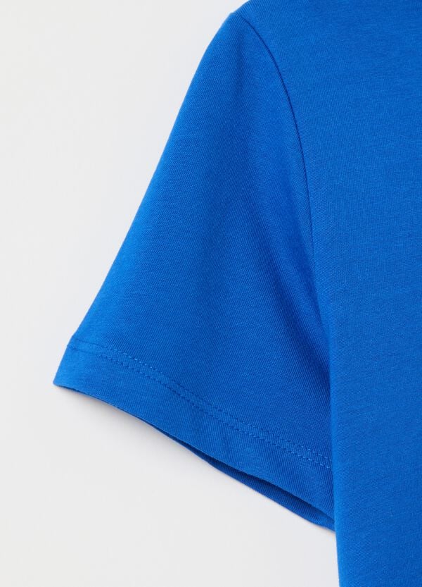 Ovs T-shirt In Cotone Bio Con Scollo Rotondo