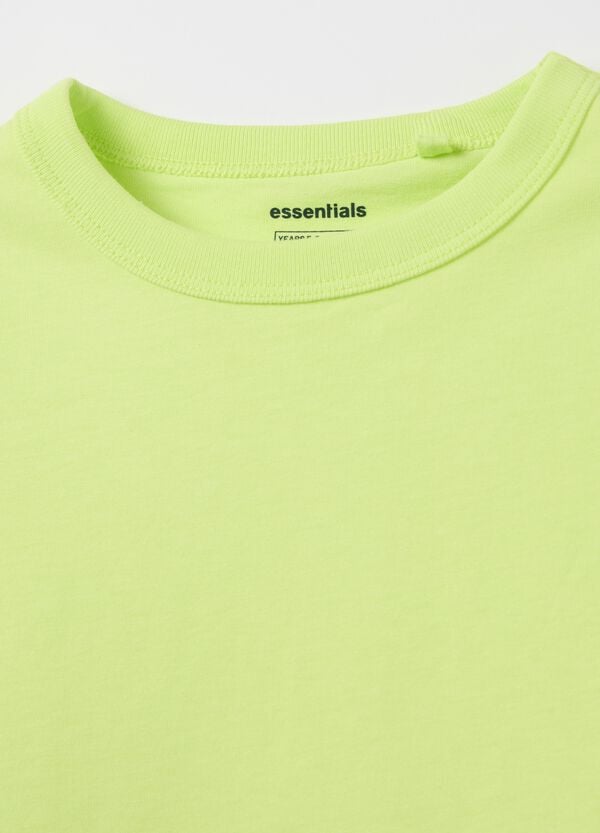 Ovs T-shirt In Cotone Bio Con Scollo Rotondo