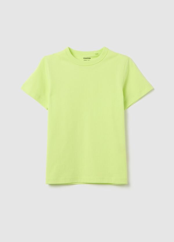 Ovs T-shirt in cotone bio con scollo rotondo