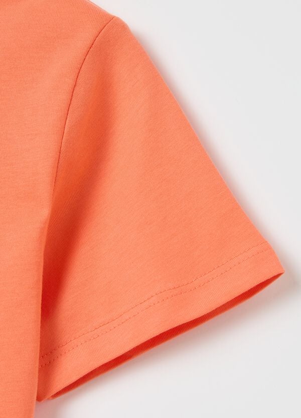 Ovs T-shirt In Cotone Bio Con Scollo Rotondo