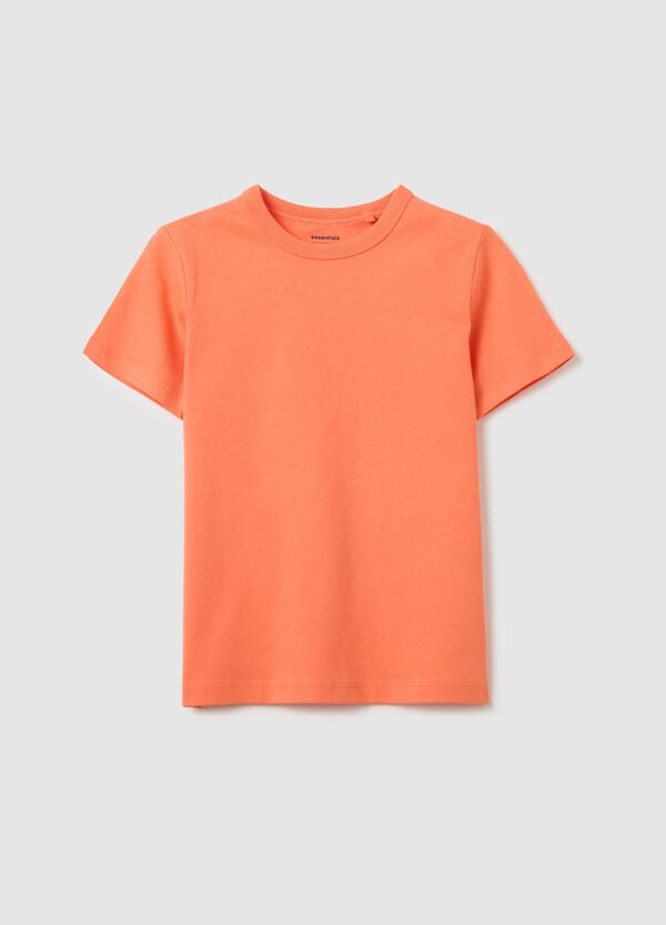 Ovs T-shirt in cotone bio con scollo rotondo