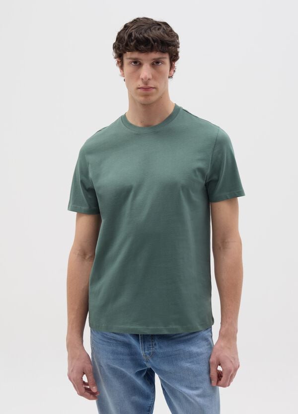 Ovs T-shirt In Cotone Bio Con Scollo Rotondo