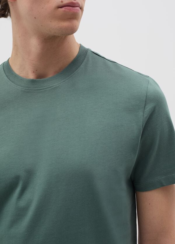 Ovs T-shirt In Cotone Bio Con Scollo Rotondo