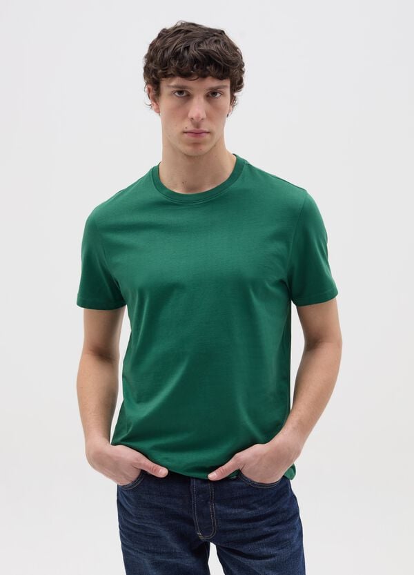 Ovs T-shirt In Cotone Bio Con Scollo Rotondo