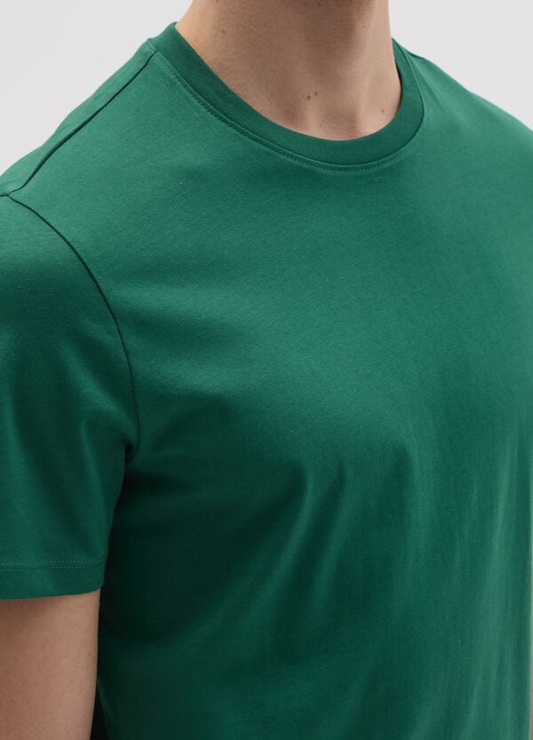 Ovs T-shirt In Cotone Bio Con Scollo Rotondo