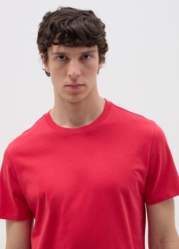 Ovs T-shirt In Cotone Bio Con Scollo Rotondo