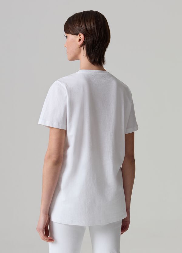 Ovs T-shirt In Cotone Bio Con Stampa Floreale