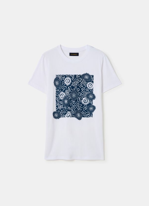 Ovs T-shirt In Cotone Bio Con Stampa Floreale