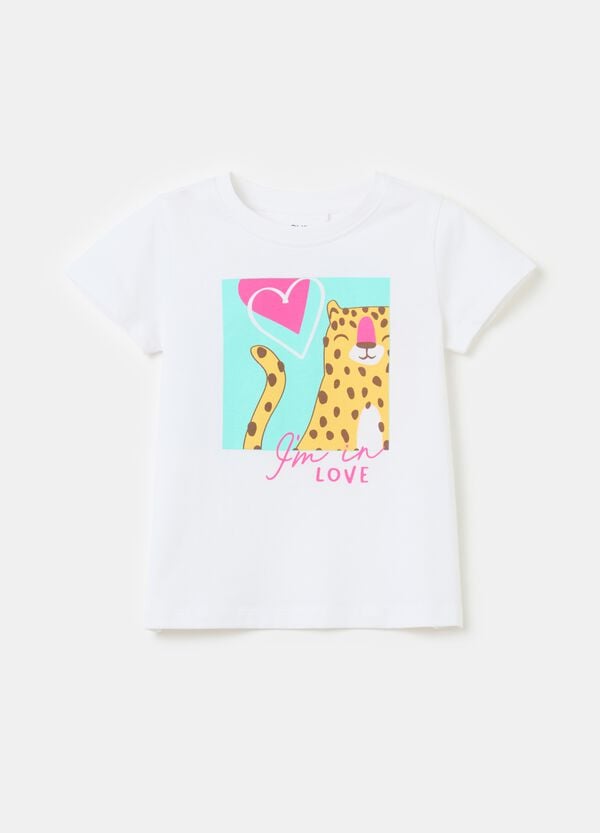 Ovs T-shirt in cotone bio con stampa