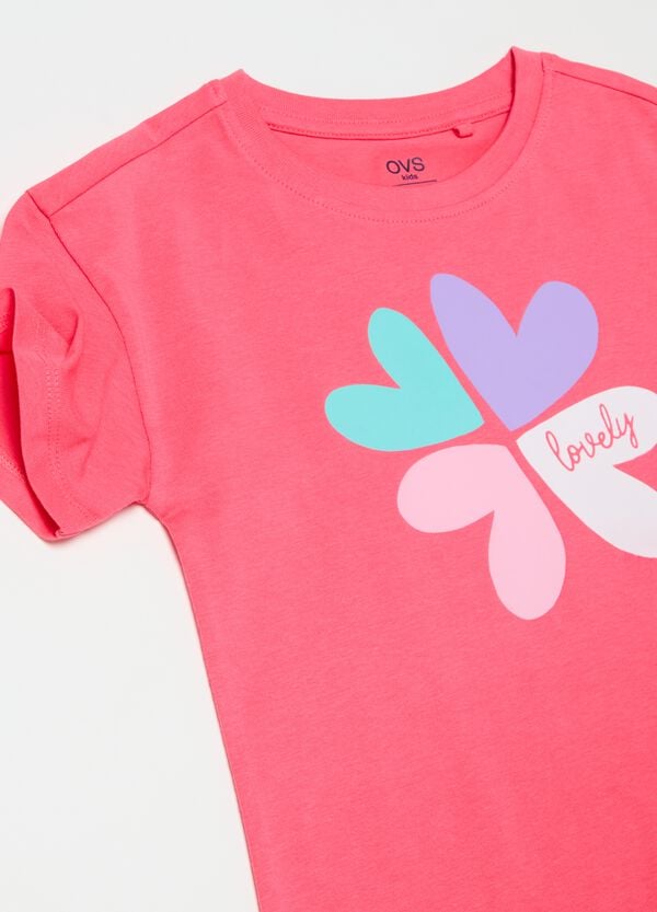 Ovs T-shirt In Cotone Bio Con Stampa