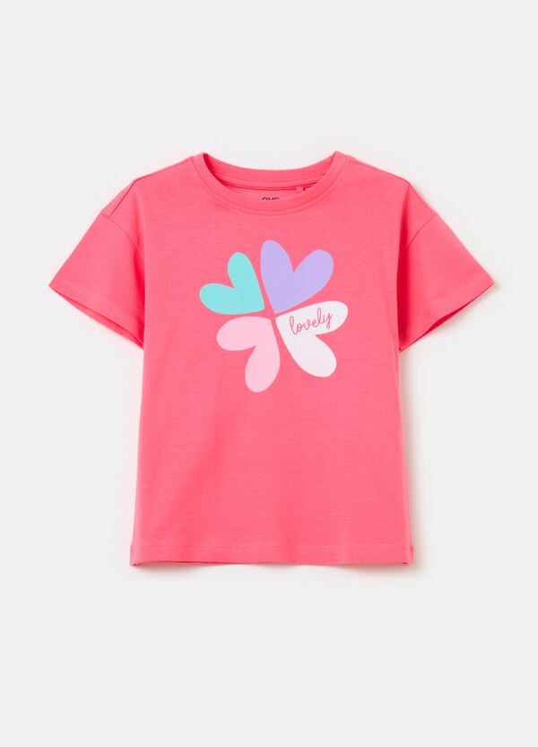 Ovs T-shirt in cotone bio con stampa