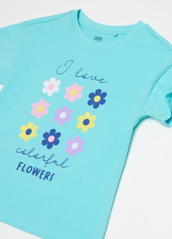 Ovs T-shirt In Cotone Bio Con Stampa
