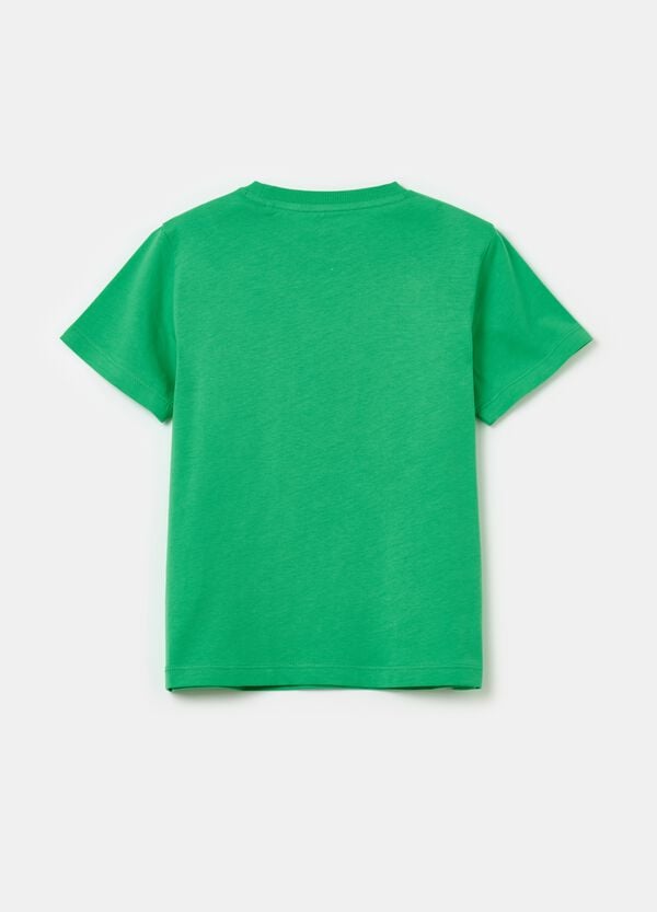 Ovs T-shirt In Cotone Bio Con Stampa