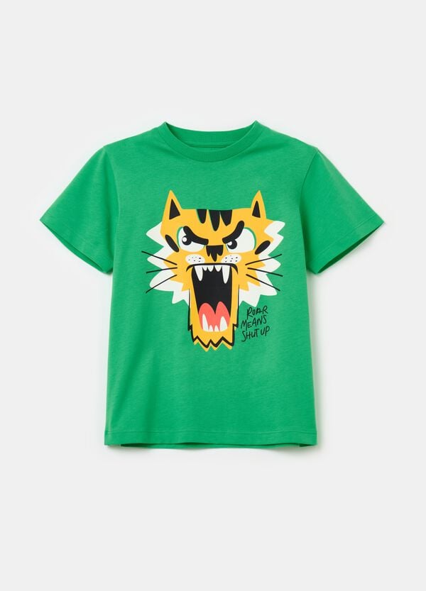 Ovs T-shirt in cotone bio con stampa