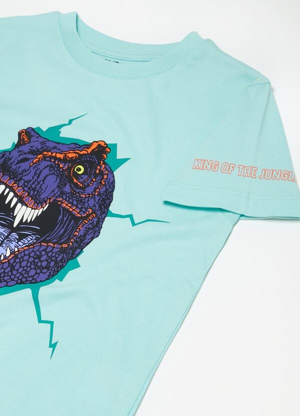 Ovs T-shirt In Cotone Bio Con Stampa