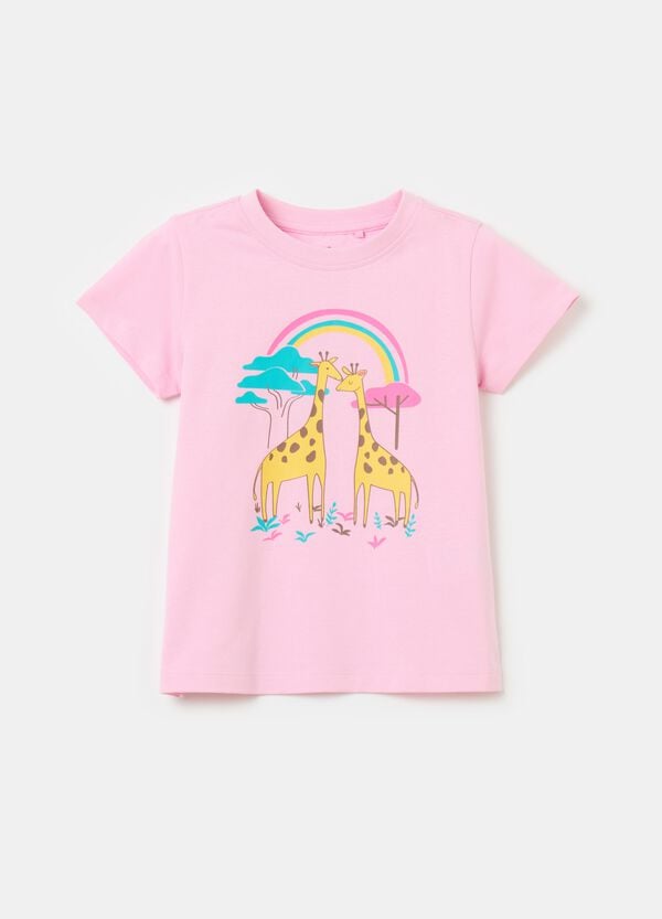 Ovs T-shirt in cotone bio con stampa