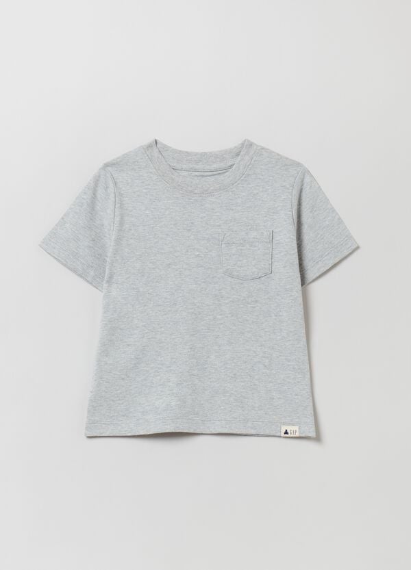 Ovs T-shirt in cotone bio con taschino