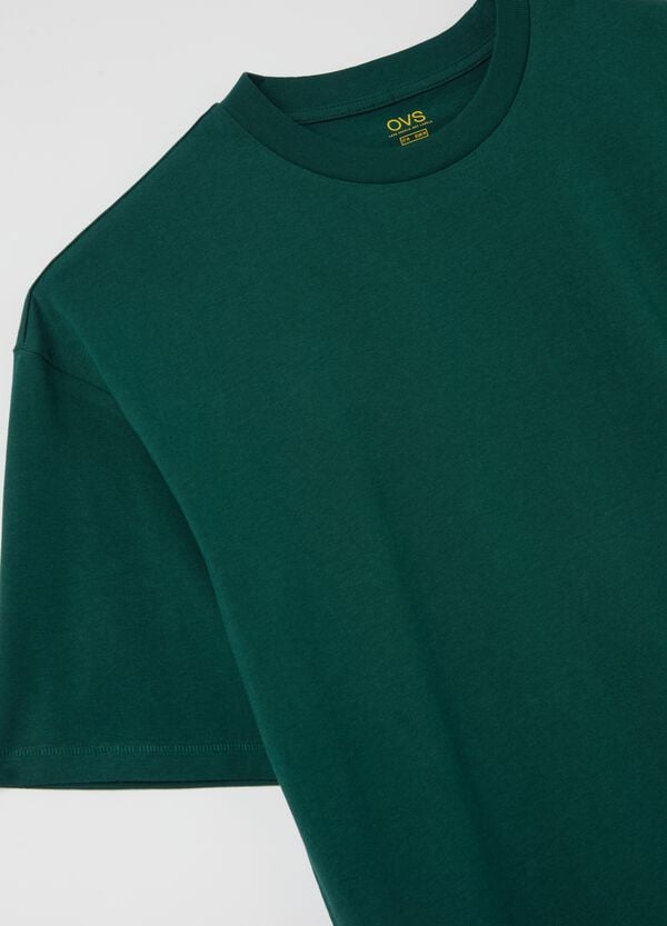 Ovs T-shirt In Cotone Bio Tinta Unita