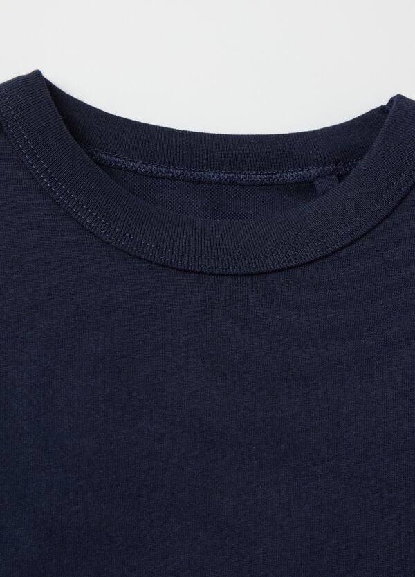 Ovs T-shirt In Cotone Bio Tinta Unita