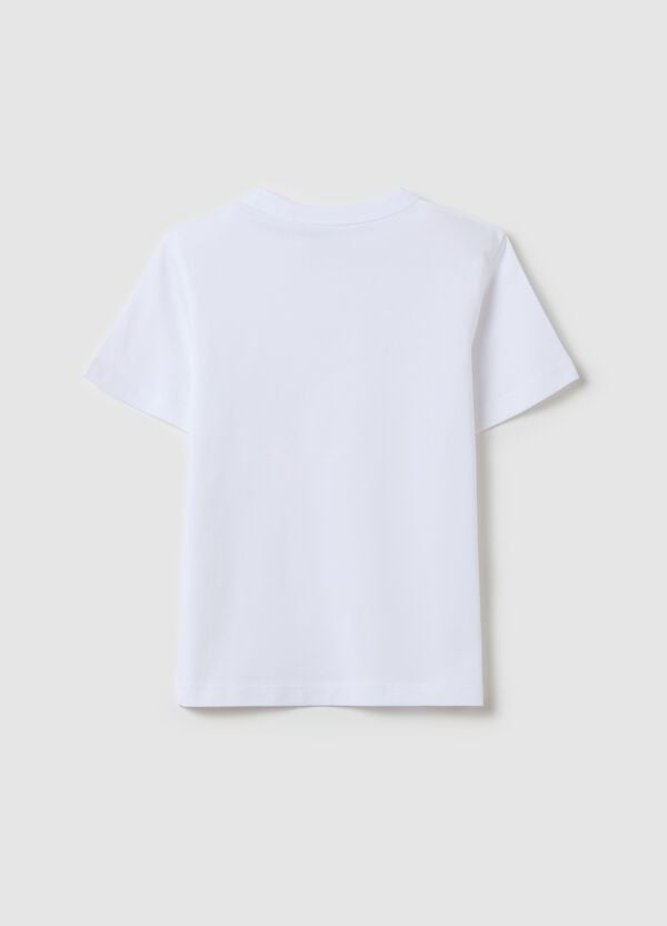 Ovs T-shirt In Cotone Bio Tinta Unita