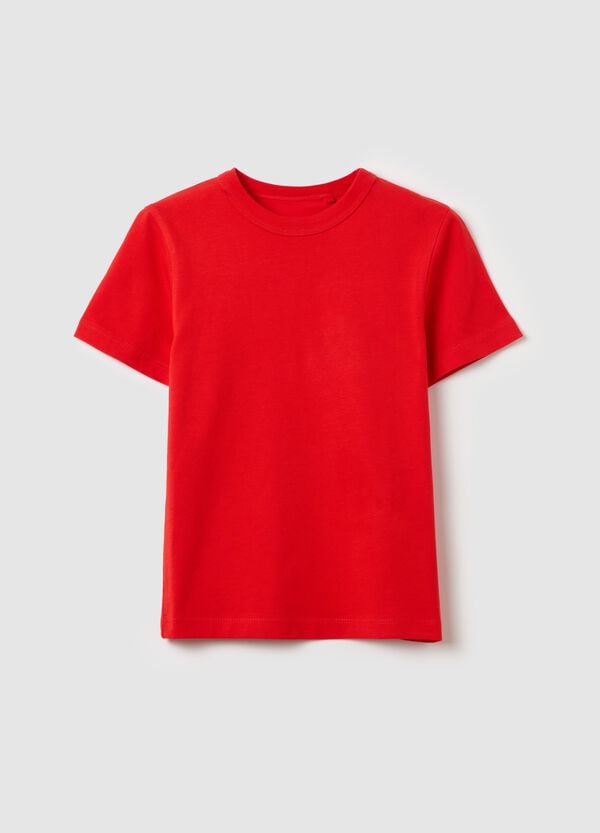 Ovs T-shirt in cotone bio tinta unita