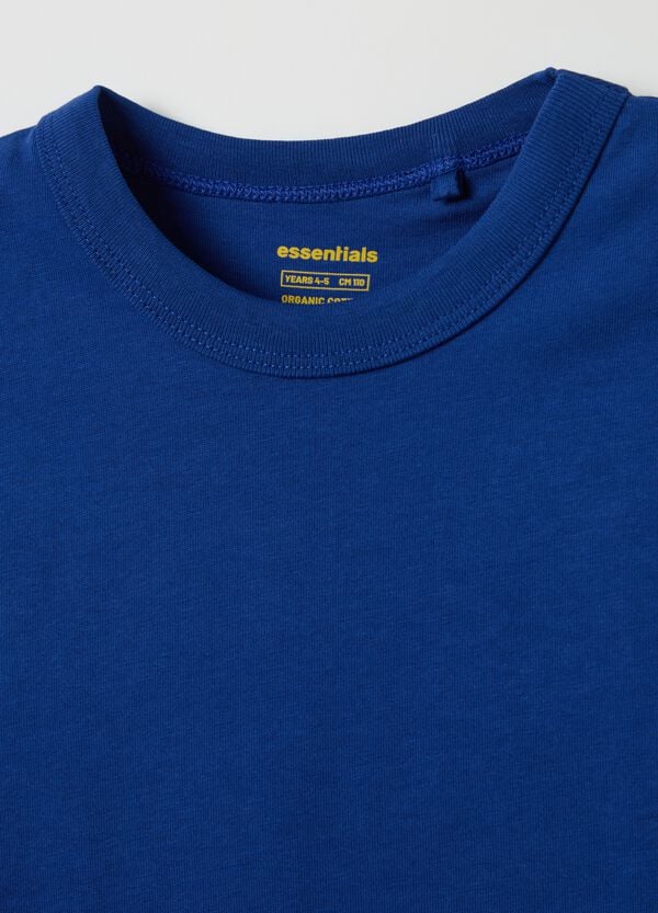 Ovs T-shirt In Cotone Bio Tinta Unita