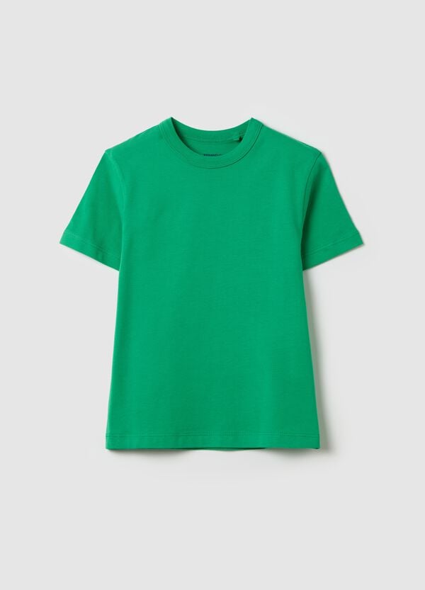 Ovs T-shirt in cotone bio tinta unita