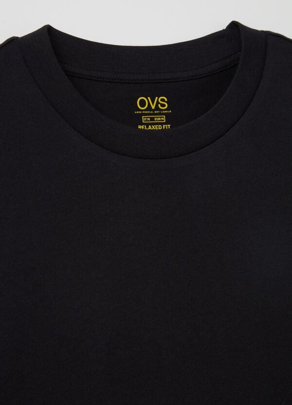 Ovs T-shirt In Cotone Bio Tinta Unita