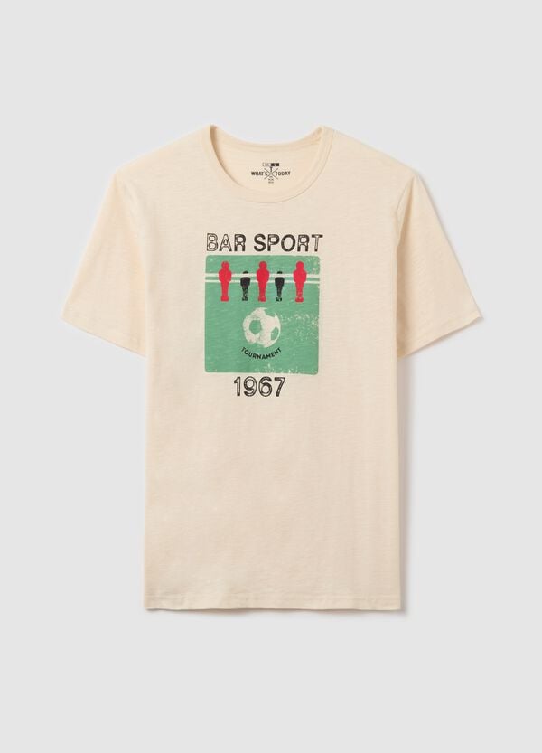 Ovs T-shirt in cotone calciobalilla "Bar Sport 1967"