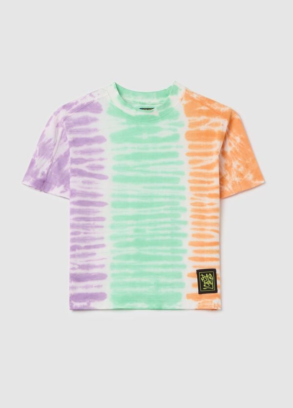 Ovs T-shirt in cotone con fantasia Tie Dye