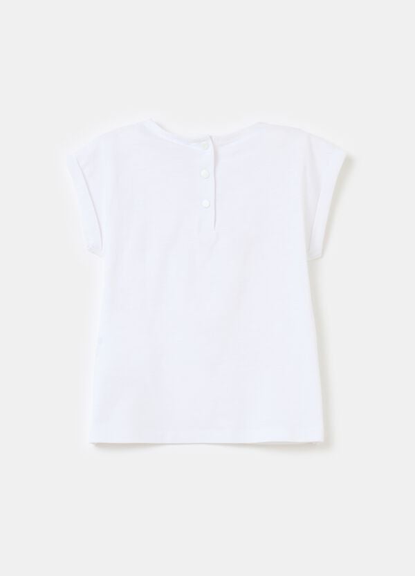 Ovs T-shirt In Cotone Con Inserto In Sangallo