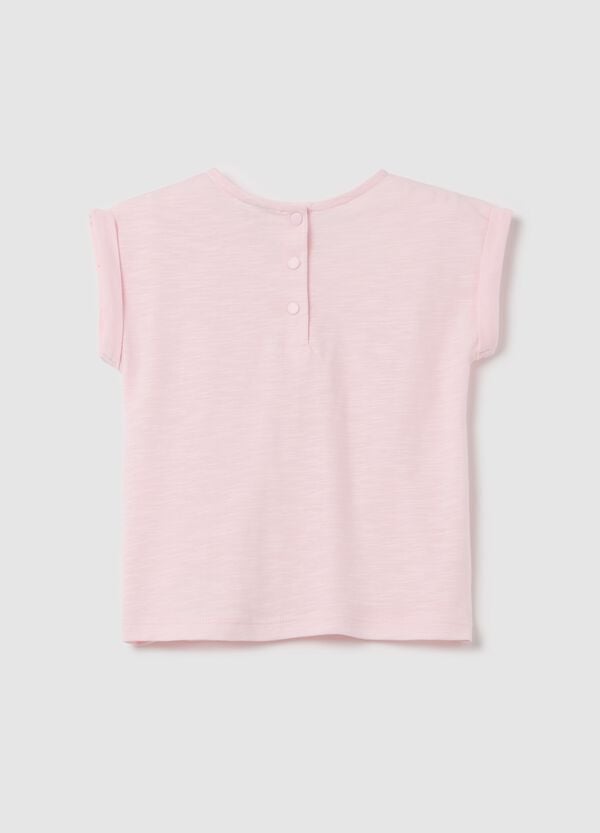 Ovs T-shirt In Cotone Con Inserto Sangallo